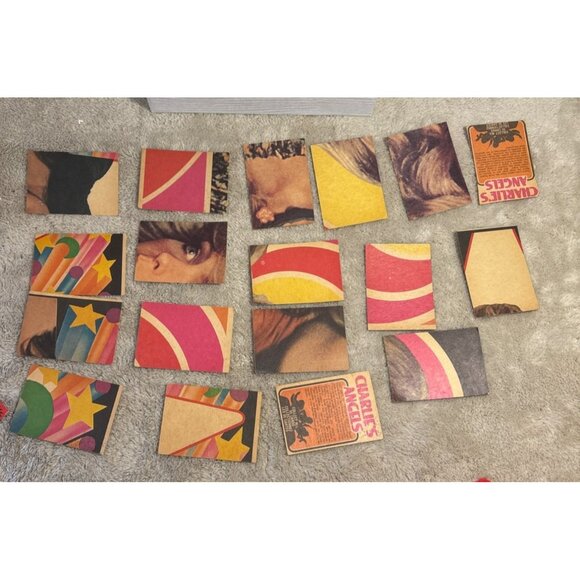 Vintage 1977 Charlies Angels Topps Trading Cards Lot Of 18 Farah Fawcett - Picture 2 of 11